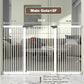 41" Extra Tall and Wide Baby Gate, 63-65.7'' Wide Pet Cat Gate for Doorway, Extra Wide Pressure Mounted Child Door with Expansion Kit, Metal Safe Gate, Tall Dog Gate, White