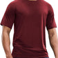 MIER Men's Dry Fit Workout T-Shirts Athletic Running Tee Short Sleeve Crew Neck Gym Tops, Polyester, Moisture Wicking