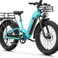M1 Pro Electric Bike, 1800W Peak Motor Electric Bike for Adults, 48V 17.5Ah, 26'' x 4.0'' Fat Tire Electric Mountain Bike, Ebike with 85 Miles, 36MPH, 7 Speed 110Nm and Dual Suspension