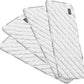 Harrison Howard Medicine-Retaining Shock-Absorbing Pressure Sores Prevention Quilted Leg Wraps for Horse Set of 4-White L