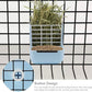 Litewoo Rabbit Hay Feeder Guinea Pig Feeder, 2 in 1 Automatic Small Animal Food Bowl Feeding Cage Accessories (Blue)