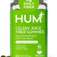 HUM The First Prebiotic Celery Juice Fiber Gummies, Supports Detoxification, A Daily Green Boost Includes Celery Juice, Chlorophyll, Prebiotic Fiber (60-Count)