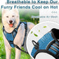 BARKBAY Dog Harness No Pull with ID Tag Pocket - Heavy Duty, Reflective, Easy Control for Large Dogs(Blue/Black,S)