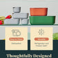 Caraway 4pc Dot Inserts - Dash Ramekins w/Lid - Easy to Store, Non Toxic - Perfect for Sauces, Garnish, & Small Snack or Sides