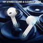 Wireless Bluetooth 5.4 Earbuds, Ear Buds LED Power Display Headphones 6D Stereo, Bluetooth Earbuds in-Ear Noise Cancelling Mic, 40H Playback Mini Case IP7 Waterproof Sports Earphones for Android iOS