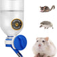 Choco Nose Patented Mini No-Drip Water Bottle/Feeder for Hamsters/Hedgehogs/Gliders/Rats/Mice/Other Small Pets and Animals - for Cages, Crates or Wall Mount. 10.2oz. Nozzle 10mm, Blue (C125)