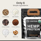 Organic Hemp Protein, Vegan Protein Powder, Clean Plant Based Protein Powder, Non Dairy Protein, Lactose Free Natural Protein, Gluten Free- 20 Servings, Chocolate