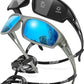 Polarized Sports Sunglasses for Men 100% UV Protection Wrap Around Unbreakable Sun Glasses for Fishing Driving