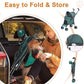 Umbrella Dog Stroller, 4 Wheels Pet Strolling, Foldable Carrier Pet Stroller for Small Dogs Cats, with Carrying Strap and Cup Holder, Dog Poop Bags & Dispenser, Up to 33 lbs, Dark Green