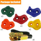 Ogrmar 15 Packs Ninja Tree Rock Climbing Holds Kits with 6 Ratchet Straps for Kids & Adults Outdoor Backyard Ninja Tree Obstacle Course Training