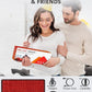 Red Light Therapy Pad for Body 406 LEDs 660nm & 850nm, 60W Foldable Near Infrared Light Mat with 5 Level Heating Mode, Smart Temp & Timer, Back, Waist, Shoulder Muscle & Pain Relief