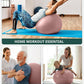 Trideer Yoga Ball – Anti-Burst Exercise Ball for Pregnancy, Office, Birthing, Stretching & Core Workout – Home Gym & Therapy