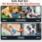 Interactive Dog Toy, Smart Jumping Bouncing Ball Inside Durable Rubber Shell, Automatic Moving Vibrating Ball for Medium/Large Dogs, Dog Enrichment Toy to Keep Them Busy (Blue & Orange)
