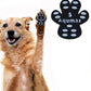 Dog Anti Slip Paw Grips Traction Pads,Dog Feet Stickers with Stronger Self-Adhesive Paw Pad Provide Traction for Senior, Injured Dogs,12 Sets (48 pcs) S Black