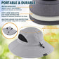EINSKEY Wide Brim Sun Hat, UPF 50+ UV Protection Waterproof Packable Bucket Hat for Men & Women, Fishing Hiking Beach Garden