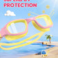 Kids Swim Goggles,Swimming Goggles for Kids 6-14, Anti-Fog UV Protection Pool Glasses for Boys Girls