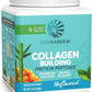 Vegan Collagen Building Powder Protein Peptide with Biotin Vitamin C Hyaluronic Acid Collagen Protein Powder for Hair Skin Nail Dairy Free Gluten Free | Unflavored by Sunwarrior