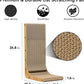 FUKUMARU Cat Scratcher, 26.8 Inch L Shape Cat Scratch Pad Wall Mounted, Cat Scratching Cardboard with Ball Toy for Indoor Cats, Large Size