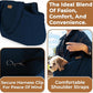 Corduroy Dog Carrier - Lightweight Cotton Soft-Sided Pet Tote with Safety Harness Clip - Breathable Travel Carrier for Small Dogs and Puppies (Dark Blue)