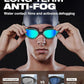 ZIONOR G1 Nava Super Anti-Fog Unisex Swim Goggles Mirror/Bright Smoke Lens