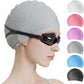 Tripsky Silicone Swim Cap,Comfortable Bathing Cap Ideal for Curly Short Medium Long Hair, Swimming Cap for Women and Men, Shower Caps Keep Hairstyle Unchanged…