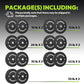 Bumper Plates 2 - Inch Olympic Weight Plate Set for Barbell, 10-55 lb Rubber Weights Sets for Home Gym, Strength Training Plate, Weight Lifting, Black