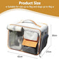 Dog Backpack, Pet Backpack with Upgrade Waist Cushion Design to Better Fit The Waist, Ventilated Soft Cat Backpack for Travel, Hiking, Camping(White)