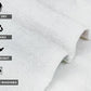 CH White Bath Towels Bulk - 22 x 44 Inches, 100% Cotton Economy Light Weight Towels for Commercial Use - Quick Dry, Ultra-Soft, and Absorbent Bulk Towels (6 Pack)