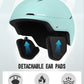 Ski Helmet and Goggles Set, Snowboard Helmet Goggles for Men Women & Youth, Shockproof Snow Helmet Anti Fog OTG Snow Goggles for Skiing Snowboarding