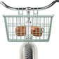 Retrospec Apollo-Lite Lift-Off Bike Basket - Detachable Steel Handlebar Basket with Carrying Handle for Commuting, Shopping & Beach Trips - 14.5in x 9.5in Weather-Resistant Biking Gear