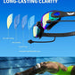 7 in 1 Swim Goggles + Swim Cap for Men Women,No Leak Anti-Fog & UV, Wide Visio HD Mirror PC Lens