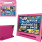 Kids Tablet 8GB+64GB, 10 Inch Android 14 Tablet for Kids 6000mAh with Case, WiFi 6, Bth 5.2, Dual Camera, GPS Pre-Installed Parental Controls, Kids Space & Family Link Great Gift for Toddler Children