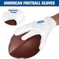 Football Gloves, Youth Football Gloves, Silicone Sticky Grip Football Gloves Men Women, Adult Football Gloves, Kids Football Gloves for Boys Girls, Football Receiver Gloves