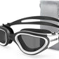 OMID Swim Goggles, P2 Polarized Swimming Goggles for Men Anti-fog Goggles Swimming for Adult Women
