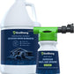 Eco Strong Outdoor Odor Eliminator | Outside Dog Urine Enzyme Cleaner – Powerful Pet, Cat, Animal Scent Deodorizer | Professional Strength for Yard, Turf, Kennels, Patios, Decks (Gallon with Sprayer)