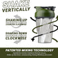 HELIMIX 1.5 Vortex Blender Shaker Bottle Holds Upto 20oz | No Blending Ball or Whisk | USA Made | Portable Pre Workout Whey Protein Drink Shaker Cup | Mixes Cocktails Smoothies Shakes | Top Rack Safe