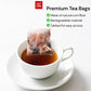 Goji Berries Ginseng Kidney Tea Formula Ginseng Eight Treasure Tea 8 Natural Ingredient Kidney Cleanse Detox & Repair for Women & Men Caffeine-Free 50 Count (Pack of 2）