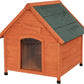 Solid Wood Dog House Comfortable Outdoor Shelter for Medium-Sized and Smaller Dog Sturdy, Durable and Easy to Clean,Can DIY,33.5’’D×30.7’’W×32.3’’H