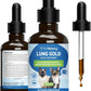 Pet Wellbeing Lung Gold for Cats - Lung Immune Support, Lower Respiratory Health, Open Airways, Normal Breathing, Reishi, Coptis - Veterinarian-Formulated Herbal Supplement - 2 oz (59 ml)