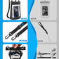 Large Waterproof Phone Pouch - [Oversized] [Floating] Water Proof Pouch for iPhone Galaxy Google and More, IPX8 Waterproof Dry Bag for Beach Vacation Belongings Clear Black