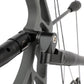 AMEYXGS Archery Bow Stabilizer for Compound Bow, 3K Carbon Fiber 6", 8", 10", 12" 15" Rods, Damping System, Weights Kit, Single Side V-Bar Mount,Quick Disconnect