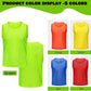 12/24/48PCS Pinnies Youth Team Pennies for Sports Kids and Scrimmage Vests for Soccer Basketball Jersey Practice