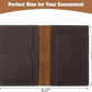 Jack&Chris Leather Passport Holder, Handmade Passport cover, Travel Wallet Cover Case for Men and Women, Leather Travel Documents Organizer Protector, JC107