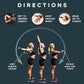 Stretching Strap – Non-Elastic Yoga Strap for Exercise. Stretch Strap for Mobility, Posture Correction & Rehab Stretching Equipment. Yoga Straps for Stretching with Progress Tracker.