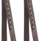 Exion Pre-Stretched Leather Stirrup Leathers for English Saddles | Premium Vegetable-Tanned Non-Stretch Stirrups for Jumping, Dressage & Schooling | 18-Hole Numbered Adjustment & SS Buckles