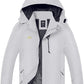 TEZO Mens Rain Jacket Waterproof with Hooded Hiking Coat Lightweight Windbreaker