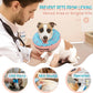 Supet Inflatable Dog Cone Collar Alternative After Surgery, Doggie Neck Donut Collar Recovery E Collar, Soft Dog Cone for Small Medium Large Dogs