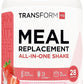 TransformHQ Meal Replacement Shake Powder 28 Servings (Strawberry & Cream) - Gluten Free, Non-GMO