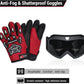 Youth Dirt Bike Helmet DOT Certified - Full Face Motorcycle Helmet for Off-Road, ATV, Street Riding, Includes Adjustable Goggles & Protective Gloves