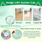 VIWIK Interactive Cat Toys for Indoor Cats, Hide and Seek Moving Feather Toy for Bored Adult Cats with Suction Cup & Cover, Automatic Kitten Wand Toy, Cat Enrichment Toys for All Breeds Green